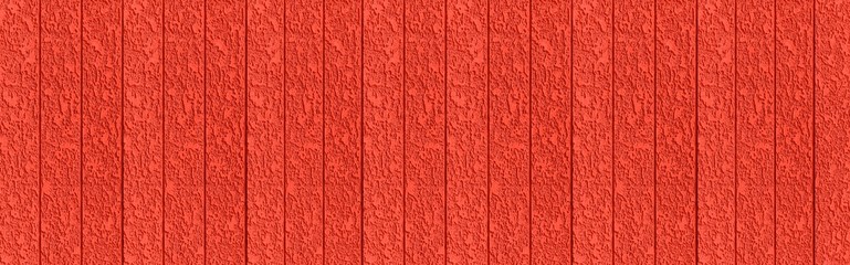 Fototapeta premium Panorama of Red aluminum plate with rough pattern and background seamless