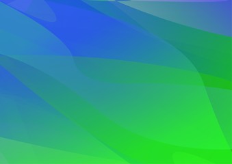 abstract colorful geometric shapes background in fluid curves composition