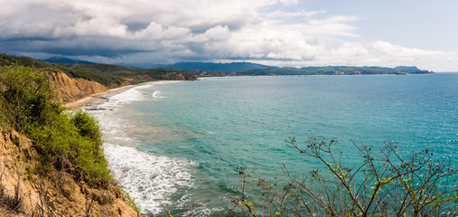 Fototapeta na wymiar Playa de Machalilla