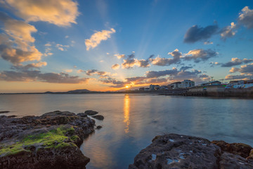 Fototapeta premium Seongsan Sunset, Jeju Island, South Korea