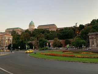 Buda Castle - the historical castle and palace complex of the Hungarian kings in Budapest. Budapest / Hungary.