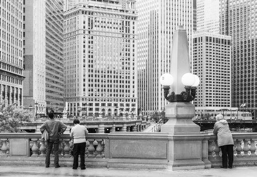 Fototapeta Chicago city-scape