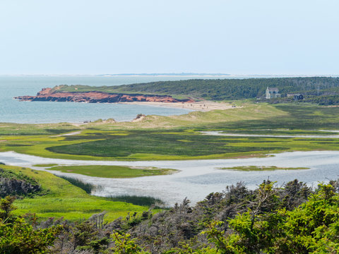 Boudreau Island On Magdalen Islands, Quebec