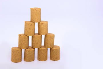 Pacoquinha. Brazilian traditional peanut candy.