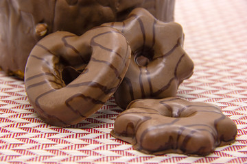 Chocolate panettone. Panettone is the traditional Italian dessert for Christmas