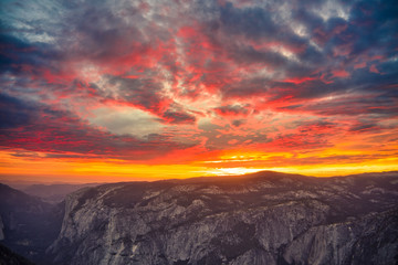 Sunset at Yosemite