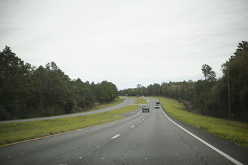 Road in the mountains. Fort Walton Beach