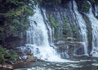 Fototapeta premium waterfall in the mountains