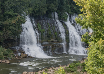 Fototapeta na wymiar Twin Falls