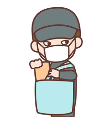 マイバッグで万引きする男