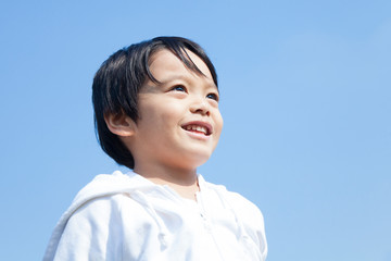 笑顔の男の子