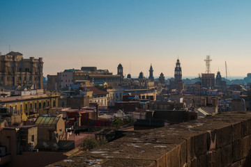 Obraz premium Panoramic view of Barcelona City