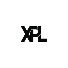 xpl letter original monogram logo design
