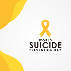 World Suicide Prevention Day Vector Design Illustration