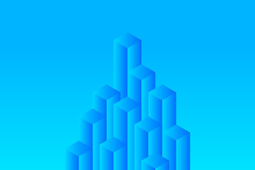Fototapeta premium Isometric Digital Technology Web Banner. BIG DATA Machine Learning Algorithms. Analysis and Information. Big Data Access Storage Distribution Information Management and Analysis.