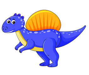 Cartoon / smiling dinosaur 