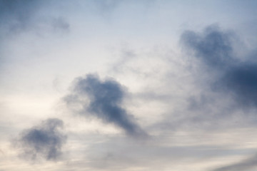 Contrast cloudy sky texture background