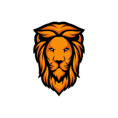 Lion logo design vector, Lion logo template, illustration