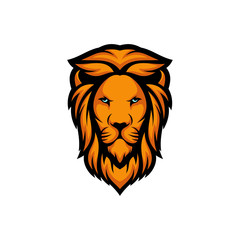 Lion logo design vector, Lion logo template, illustration