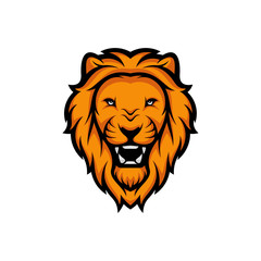 Lion logo design vector, Lion logo template, illustration