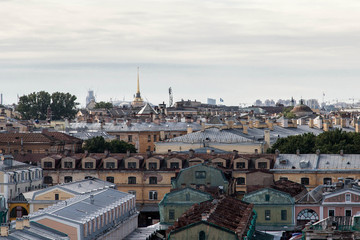 Obraz premium Saint Petersburg rooftop cityscape