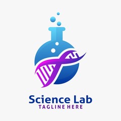 Science lab logo design