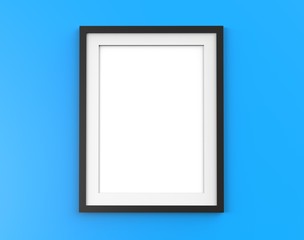 mockup for designs or photos, black frame