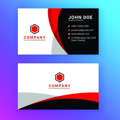 Fototapeta premium business card design template