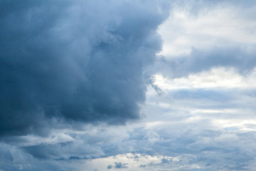 Naklejka na ściany i meble Stormy cloudy sky texture background