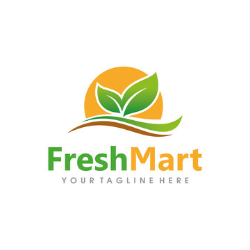 Fresh Market Logo design vector