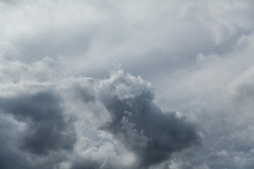 Stormy cloudy sky texture background