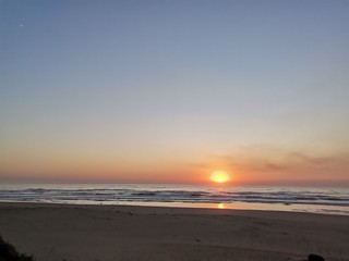 sunset at the beach