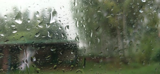Window with rain