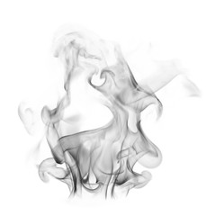 Smoke white background