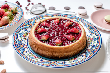 cheesecake de fresa