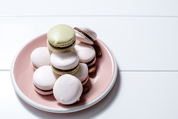 macaroon en plato