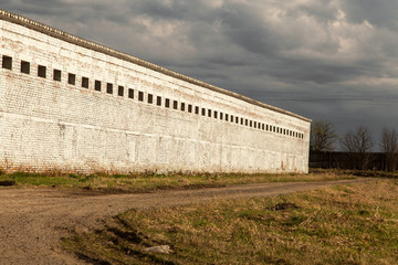 Fototapeta na wymiar Barn on a large industrial farm