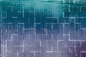 Obraz premium An abstract cool tone grunge background image.