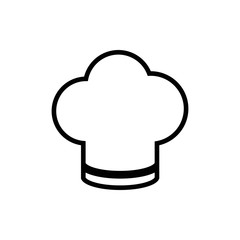 Chef hat vector icon. Cooking hat illustration vector icon. Kitchen logo. Culinary chef icon. Design web icon.