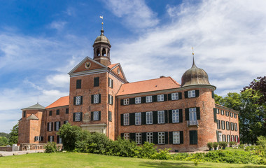 Front view of the historic castle in Eutin, Germany