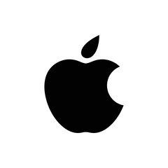 Bitten apple. Apple vector icon. Apple fruit illustration icon.Web design vector logo. Apple isolated
