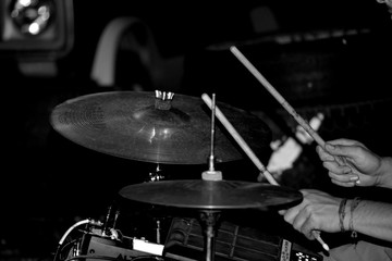 Obraz premium musician playing drums