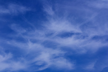 background blue sky and beautiful clouds