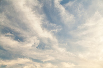 Sunset cloudy sky texture background
