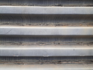 steel pipes in a factory