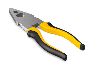 Obraz premium plier on white background. Isolated 3D illustration
