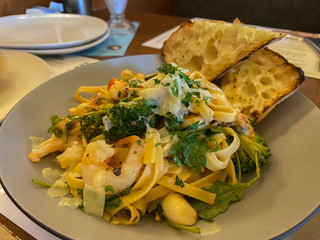 seafood fettuccine