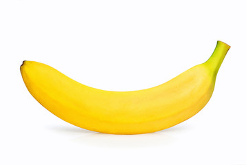 banana isolated on white background