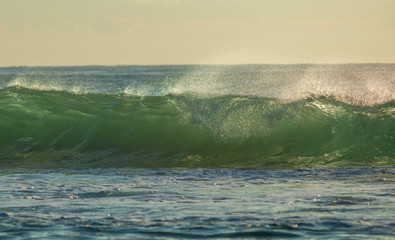 Waves breaking, Alexandra Bay, Noosa National Park