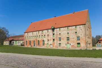 Fototapeta na wymiar Historic buildings of the monastery in Dargun, Germany